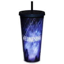 Wednesday Umbrella Cup with Straw - 20 oz. at Spencer's