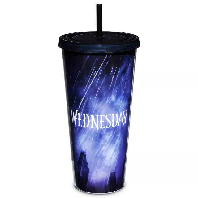 Wednesday Umbrella Cup with Straw - 20 oz. at Spencer's