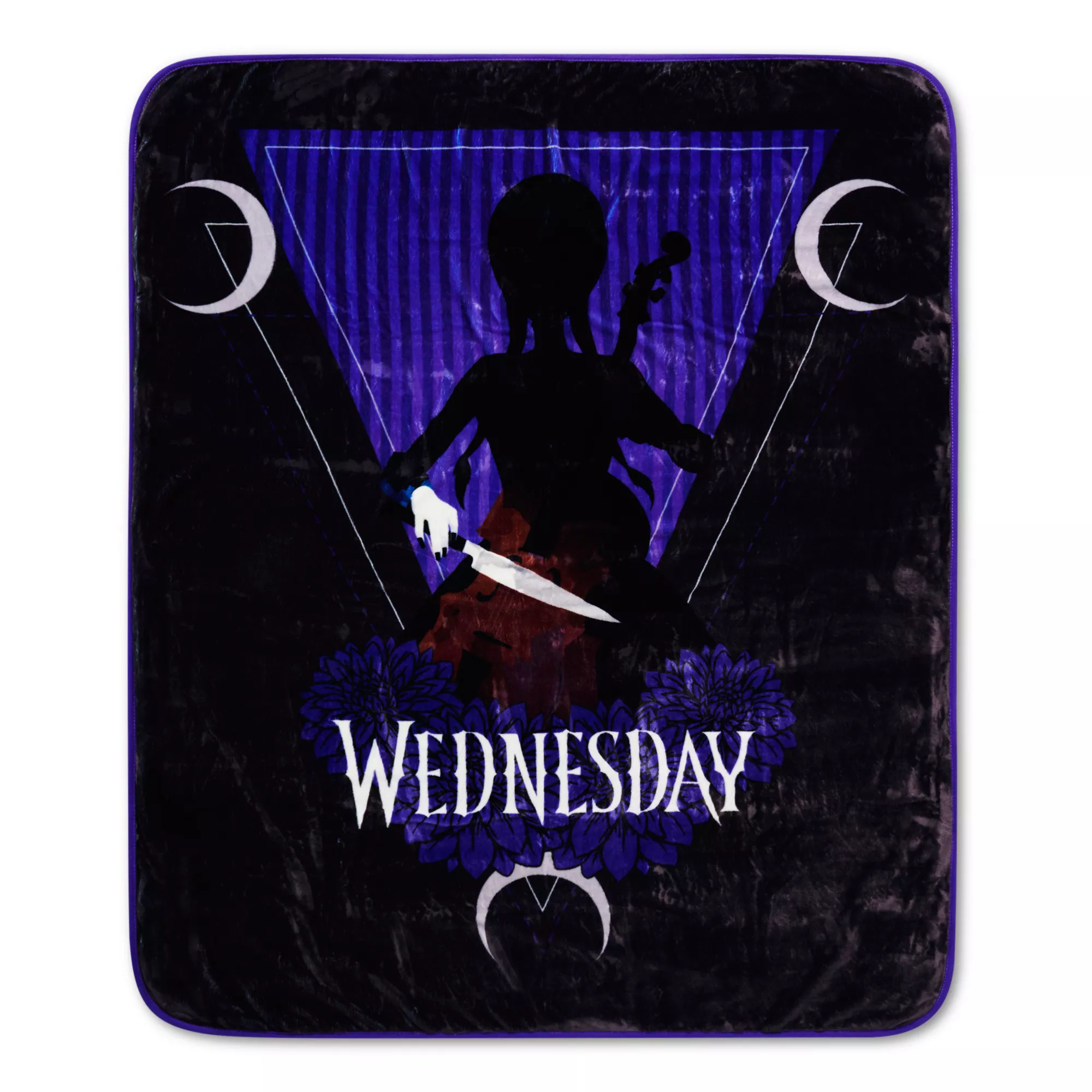 Wednesday Cello Fleece Blanket at Spencer's