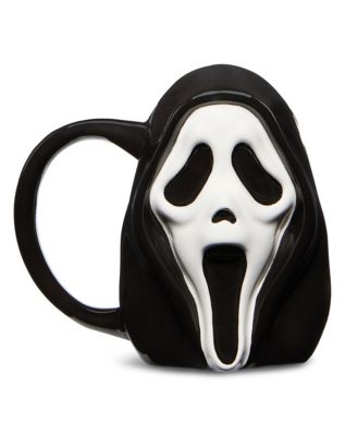 Holographic Ghostface Glass Tumbler Cup