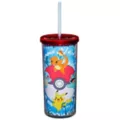 Pokémon Characters Cup with Straw - 20 oz. at Spencer's