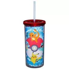 Pokémon Characters Cup with Straw - 20 oz. at Spencer's