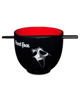 04283305 - Ghost Face Bowl with Chopsticks - 20 oz.