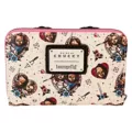 Loungefly Chucky and Tiffany Heart Zip Wallet - Bride of Chucky at Spencer's