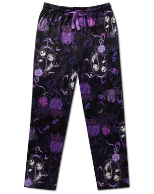 04295358 - Floral Jack Skellington and Sally Lounge Pants - The Nightmare Before Christmas