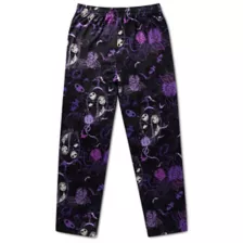 Floral Jack Skellington and Sally Lounge Pants - The Nightmare Before Christmas at Spencer's