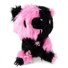 Pink and Black Gloomy Bear Plush at Spencer's