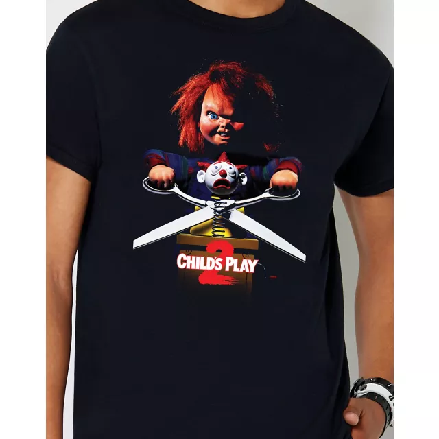 Chucky Scissors T Shirt - Child's Play 2 at Spencer's
