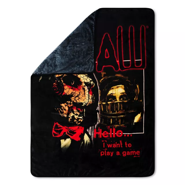 Want to Play A Game Fleece Blanket - Saw at Spencer's