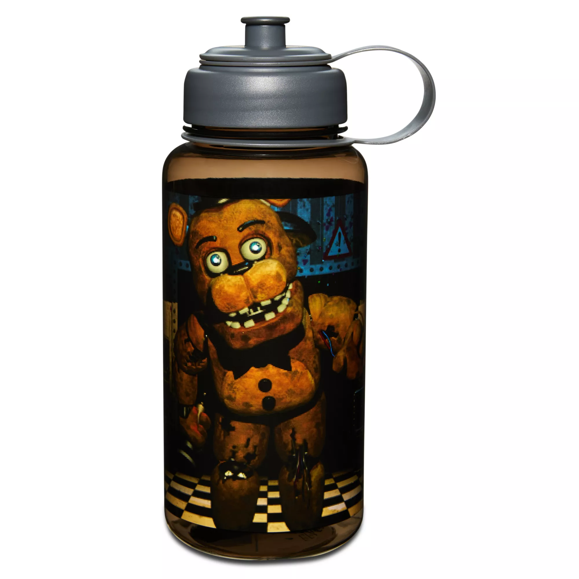 Checkered Floor Freddy Fazbear Water Bottle 30 oz. - Five Nights at Freddy's at Spencer's