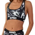 PSD Ghost Face Sports Bra at Spencer's