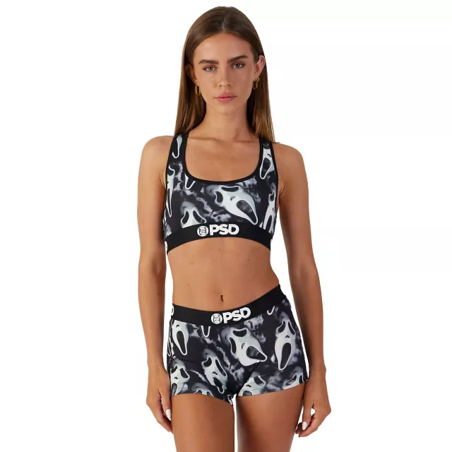 PSD Ghost Face Sports Bra at Spencer's