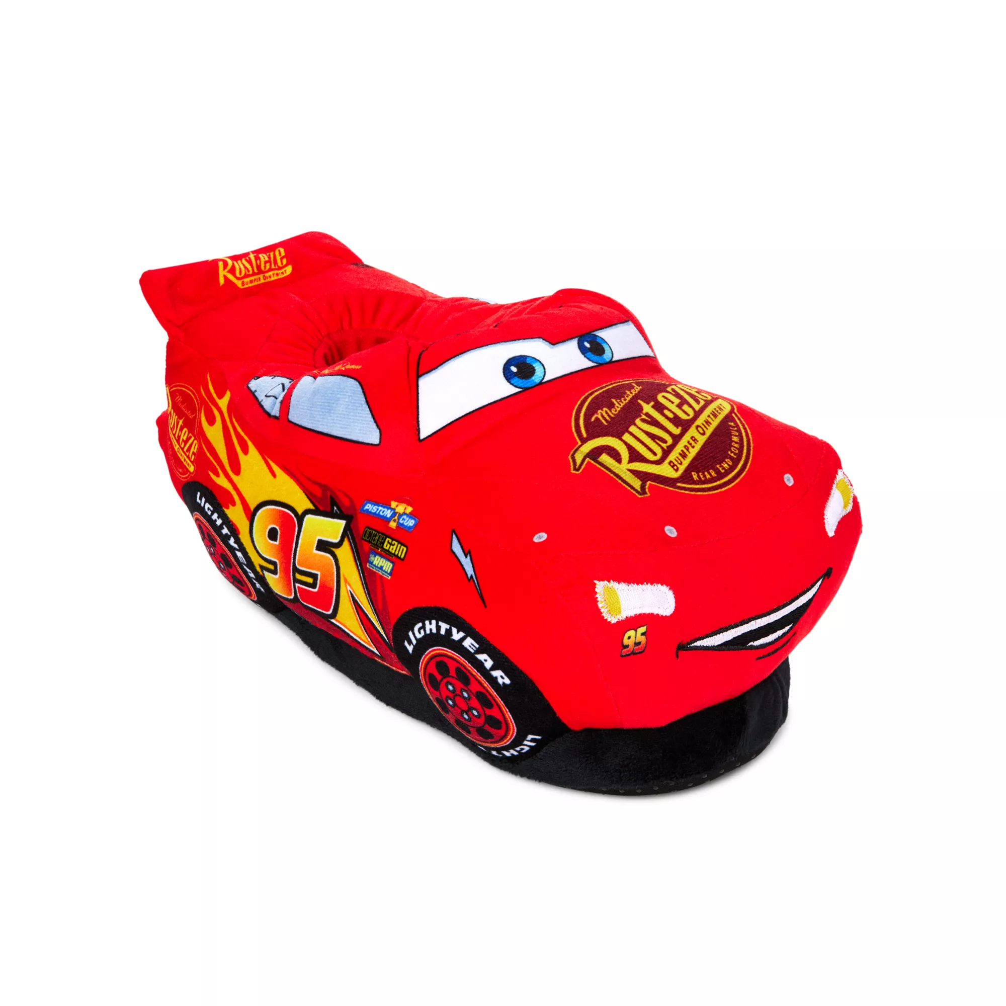 Lightning McQueen Light-Up Plush Slippers - Cars at Spencer's