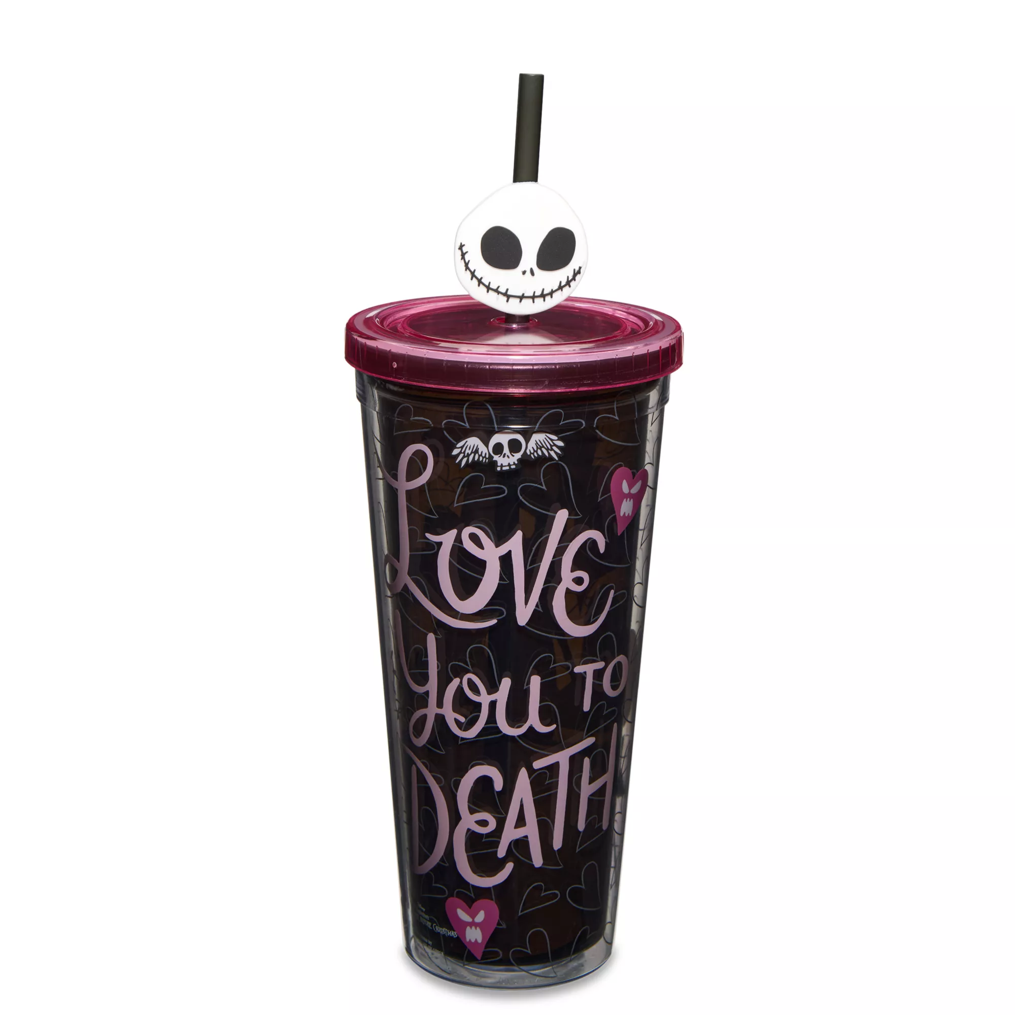 Misfit Love Cup with Straw 24 oz. - The Nightmare Before Christmas at Spencer's