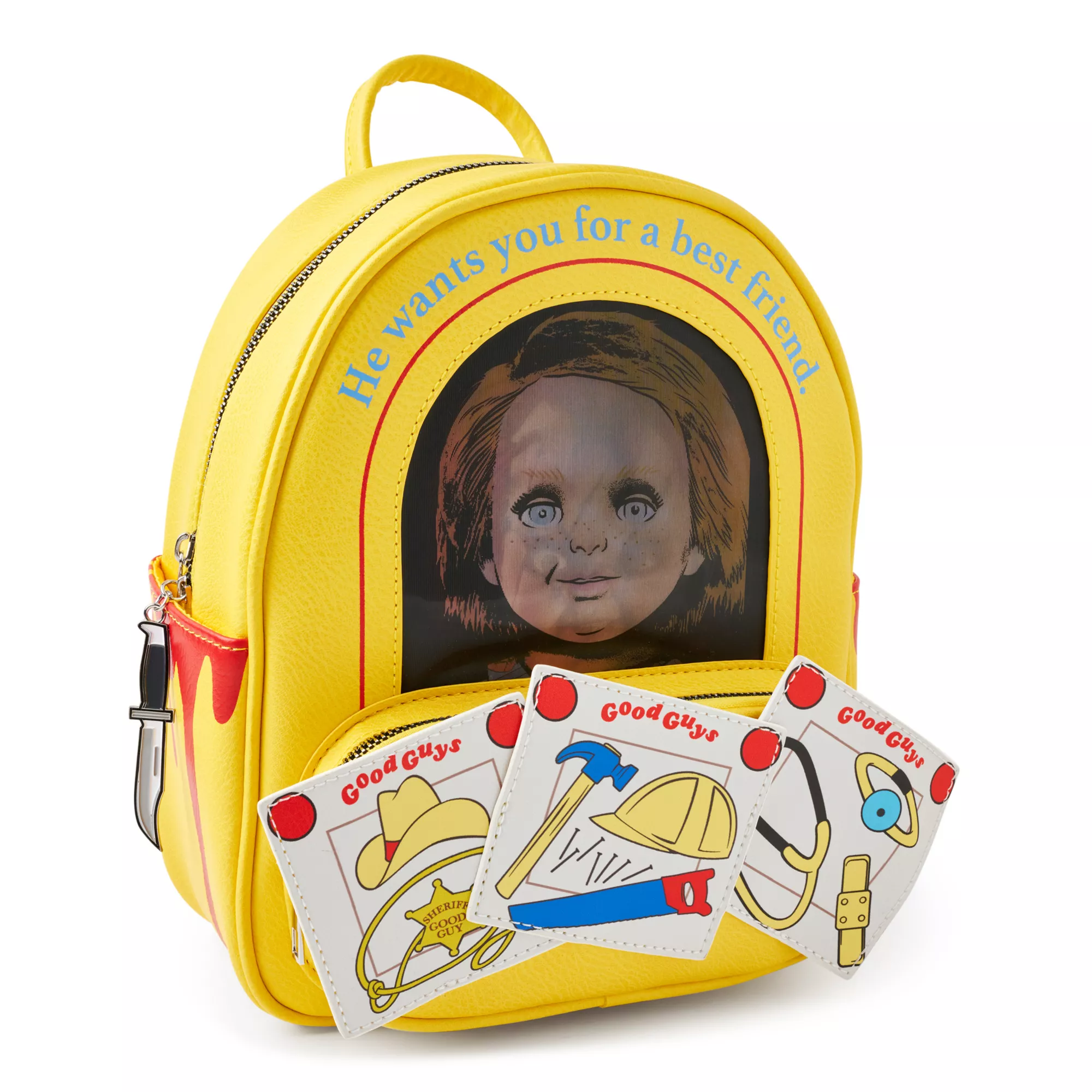 Chucky Lenticular Mini Backpack at Spencer's