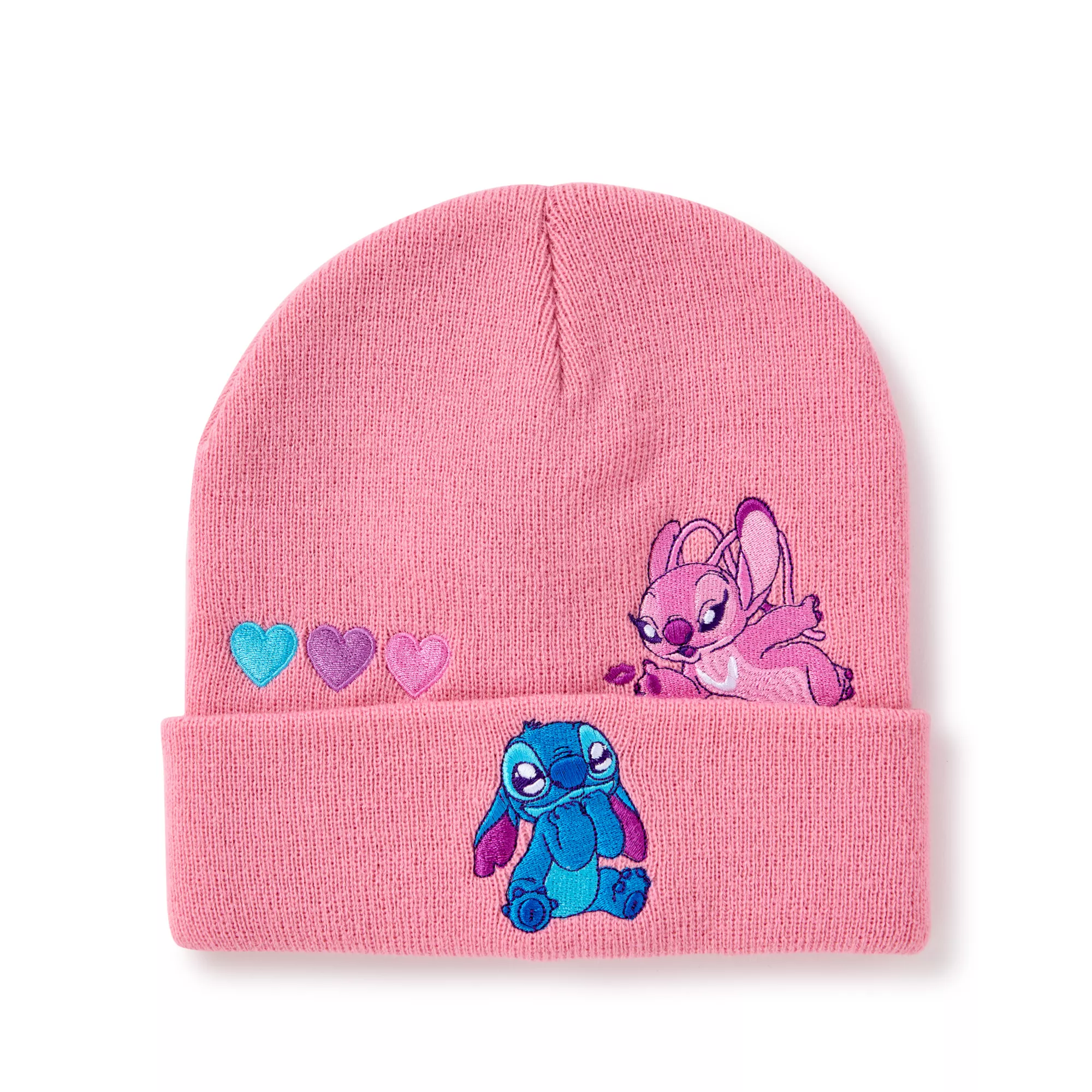 Stitch and Angel Cuff Beanie Hat - Lilo & Stitch at Spencer's