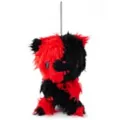 Gloomy Bear Black and Red Long Fur Plush at Spencer's