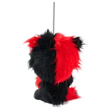 Gloomy Bear Black and Red Long Fur Plush at Spencer's