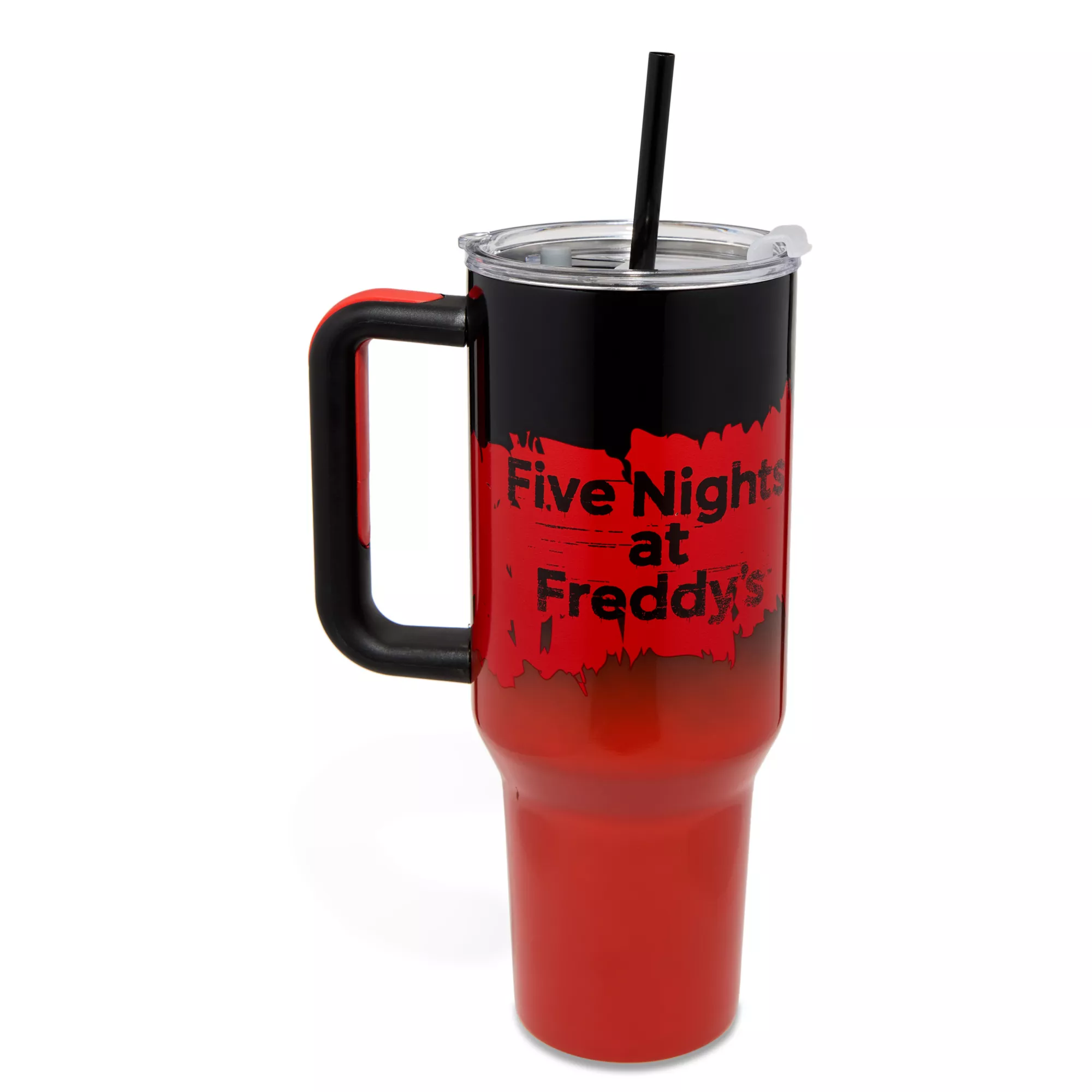 Freddy Fazbear Travel Tumbler with Straw 40 oz. - Five Nights at Freddy's at Spencer's