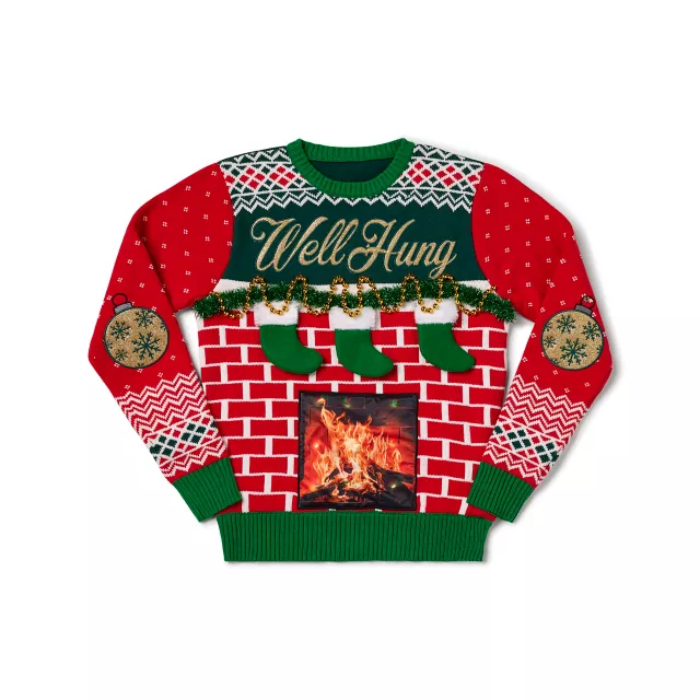 Hung christmas sweater hotsell