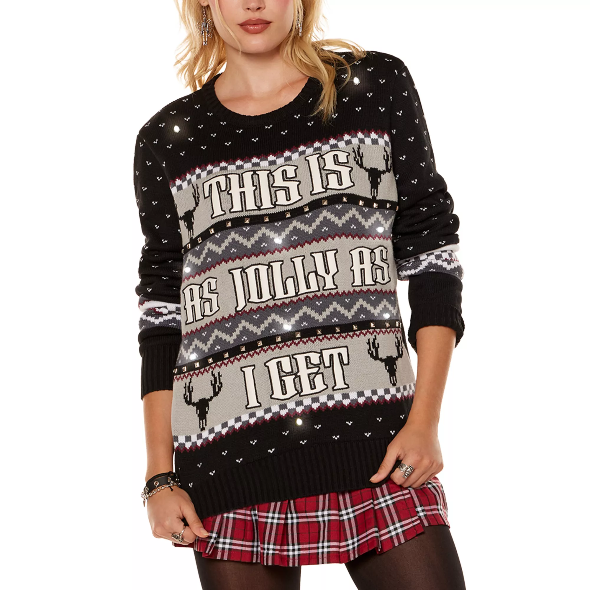 This Is as Jolly as I Get Light-Up Christmas Sweater at Spencer's