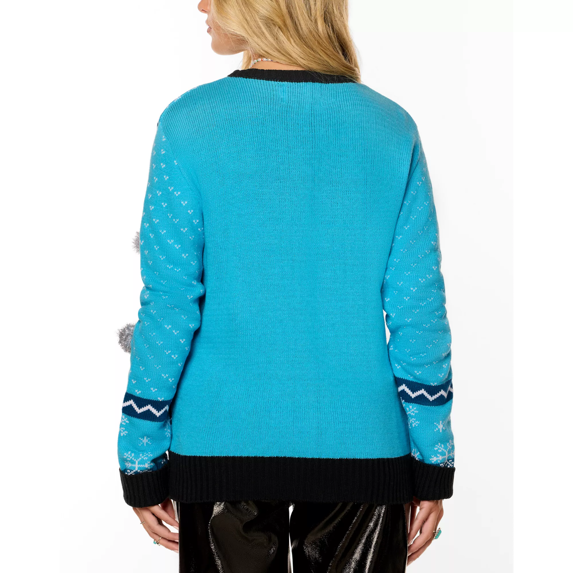 Light-Up Blue Narwhal Christmas Sweater - Elf at Spencer's