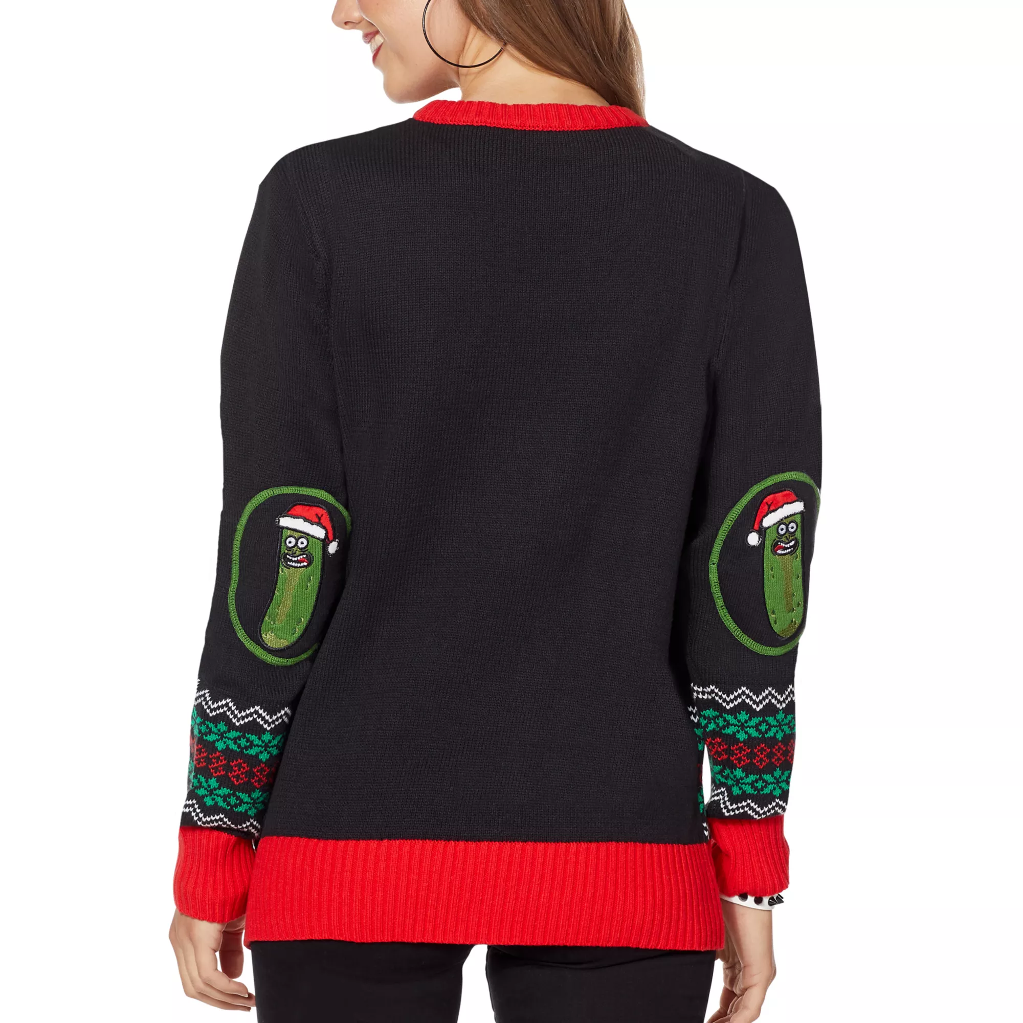 Light-Up Happy Human Holiday Christmas Sweater - Rick and Morty at Spencer's