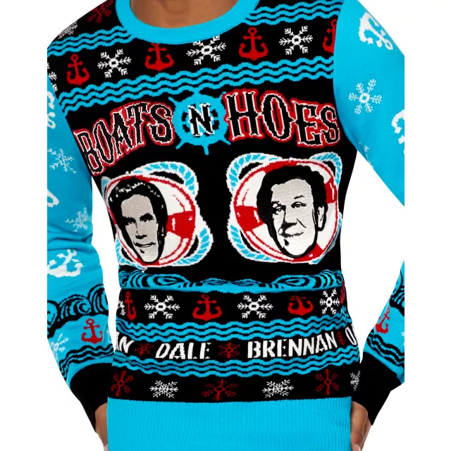 Light-Up Boats 'N Hoes Ugly Christmas Sweater - Step Brothers at Spencer's