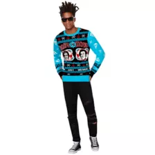 Light-Up Boats 'N Hoes Ugly Christmas Sweater - Step Brothers at Spencer's