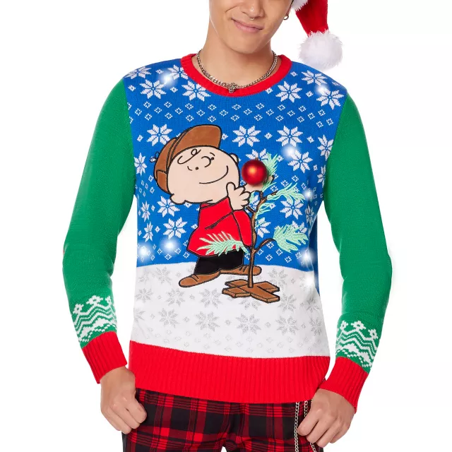 charlie brown christmas dress up Brown Warm Cotton Waffle Fit and Flare Balloon Sleeves Maxi Dress 60