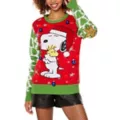 Light-Up Snoopy & Woodstock Christmas Sweater - Peanuts at Spencer's