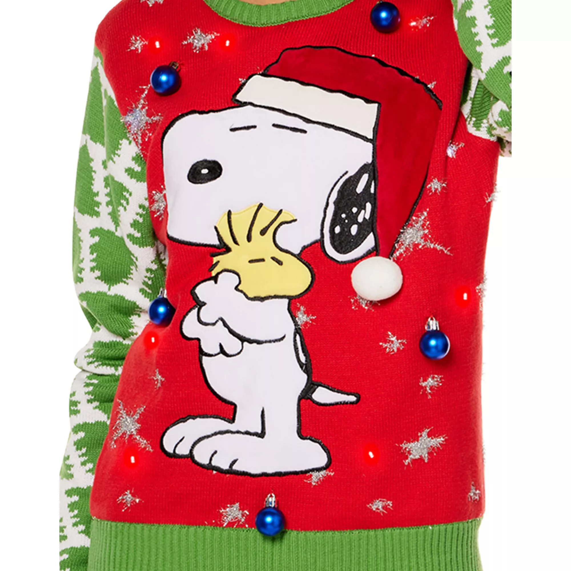 Light-Up Snoopy & Woodstock Christmas Sweater - Peanuts at Spencer's