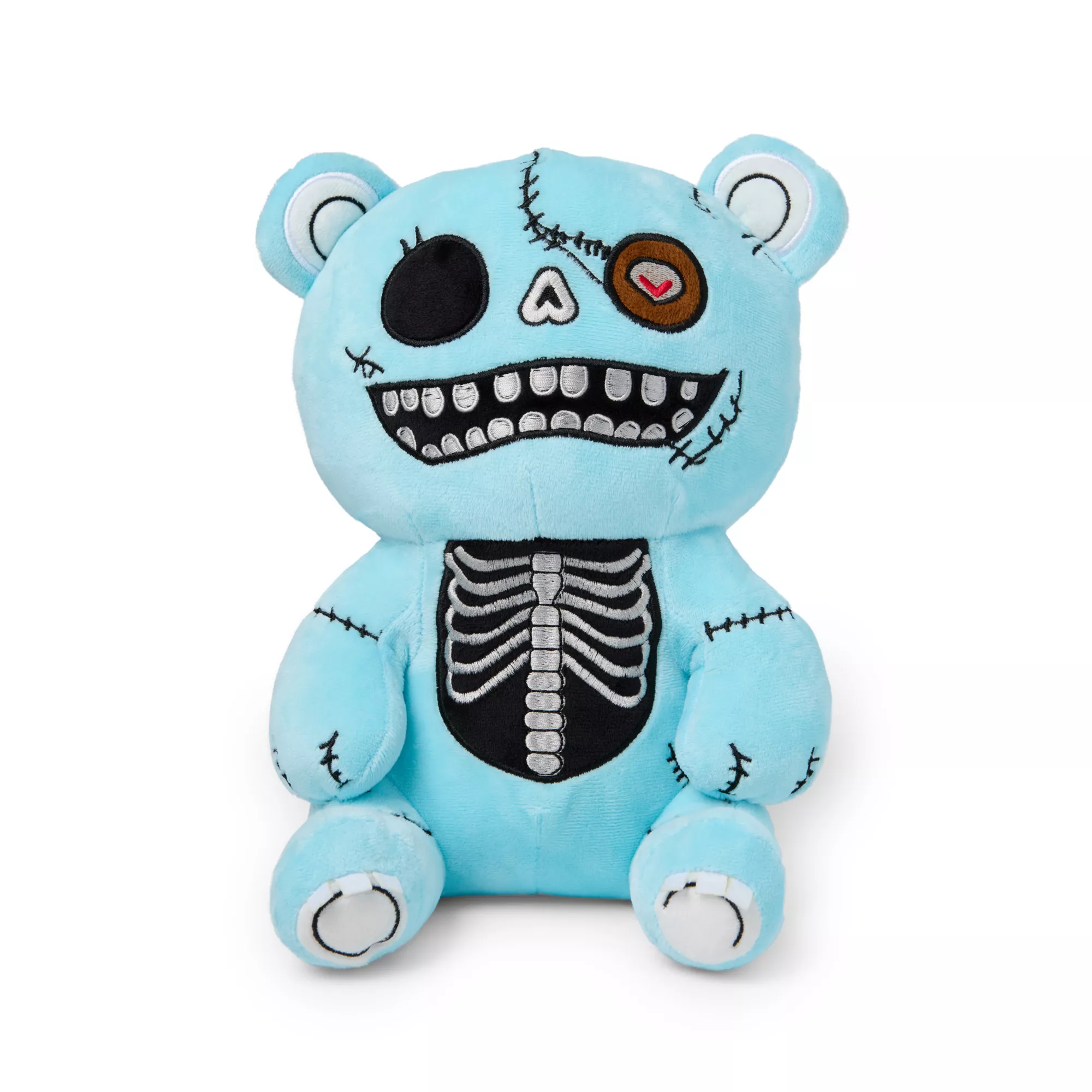 Blue Skeletal Bear Plush Toy at Spencer's