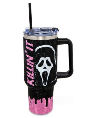 Ghost Face Killin' It Rhinestone Travel Tumbler
