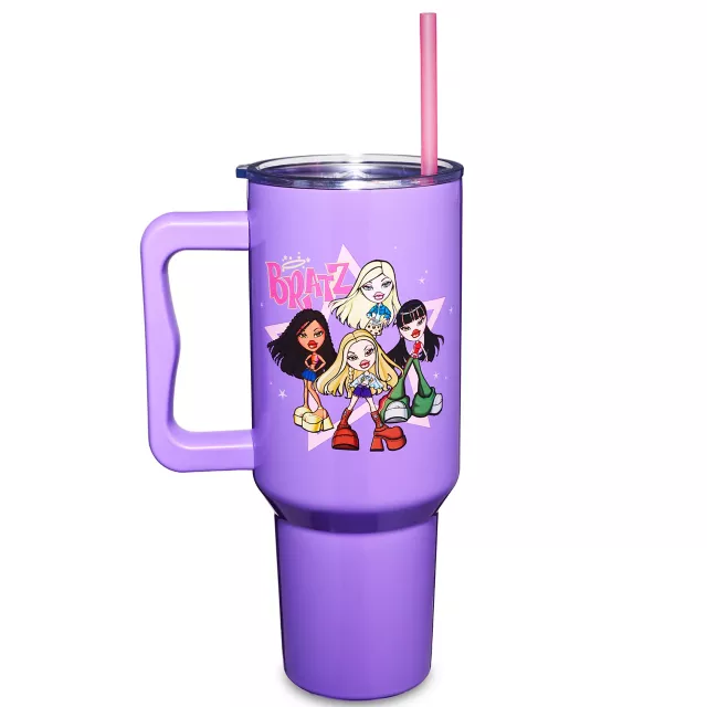 Purple Bratz Tumbler with Straw 40 oz. - Bratz at Spencer's