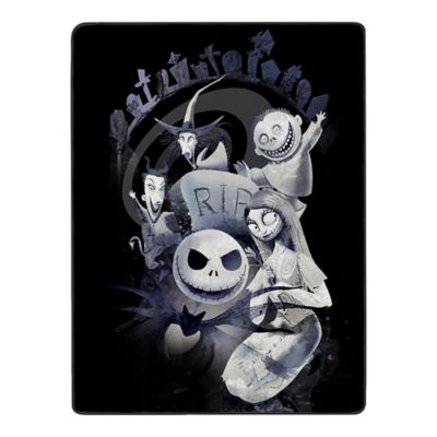 04460952 - The Nightmare Before Christmas Graveyard Fleece Blanket