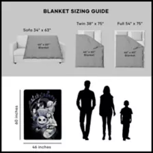 The Nightmare Before Christmas Graveyard Fleece Blanket at Spencer's