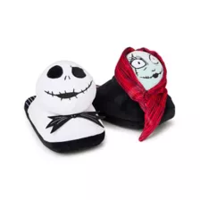 Jack and Sally Plush Slippers - The Nightmare Before Christmas at Spencer's