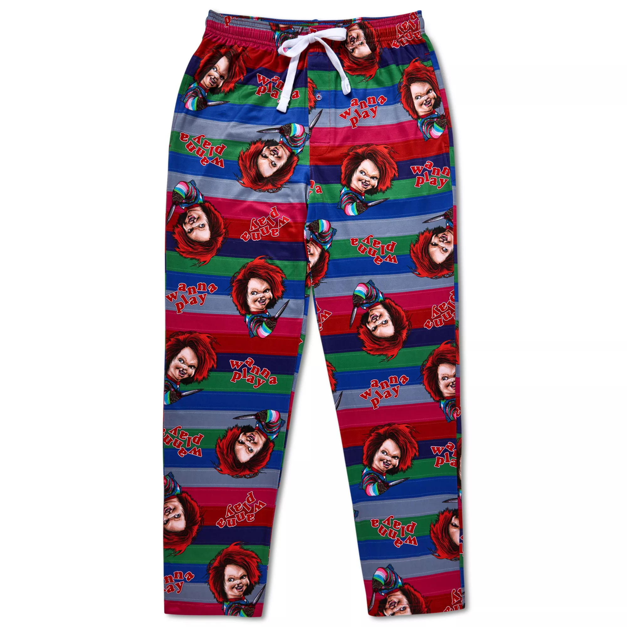 Chucky Striped Wanna Play Lounge Pants at Spencer's