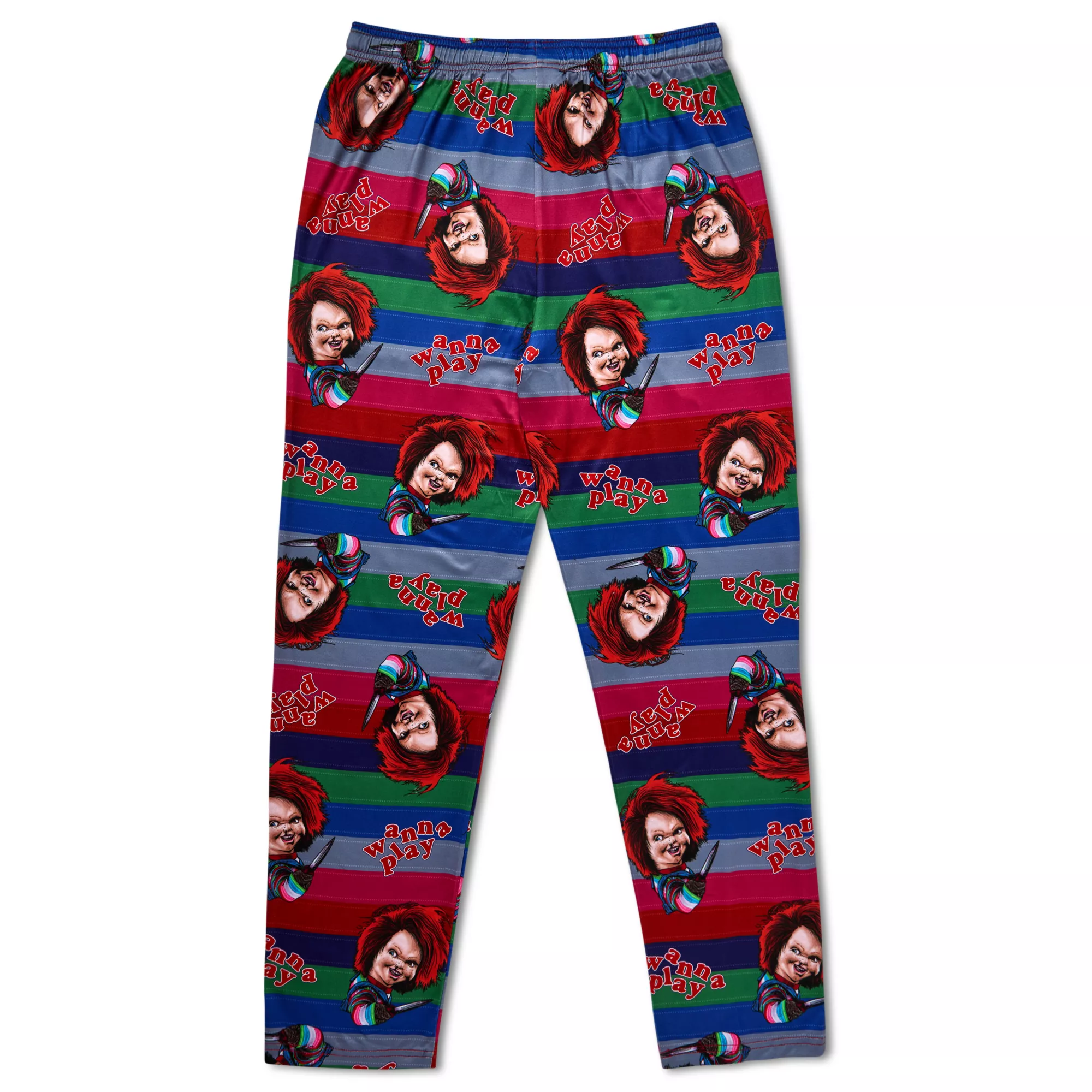 Chucky Striped Wanna Play Lounge Pants at Spencer's