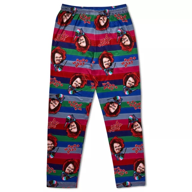Chucky Striped Wanna Play Lounge Pants at Spencer's