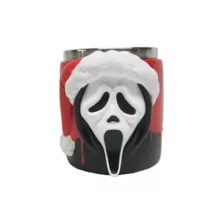 Ghost Face Santa Hat Molded Mug - 14 oz. at Spencer's