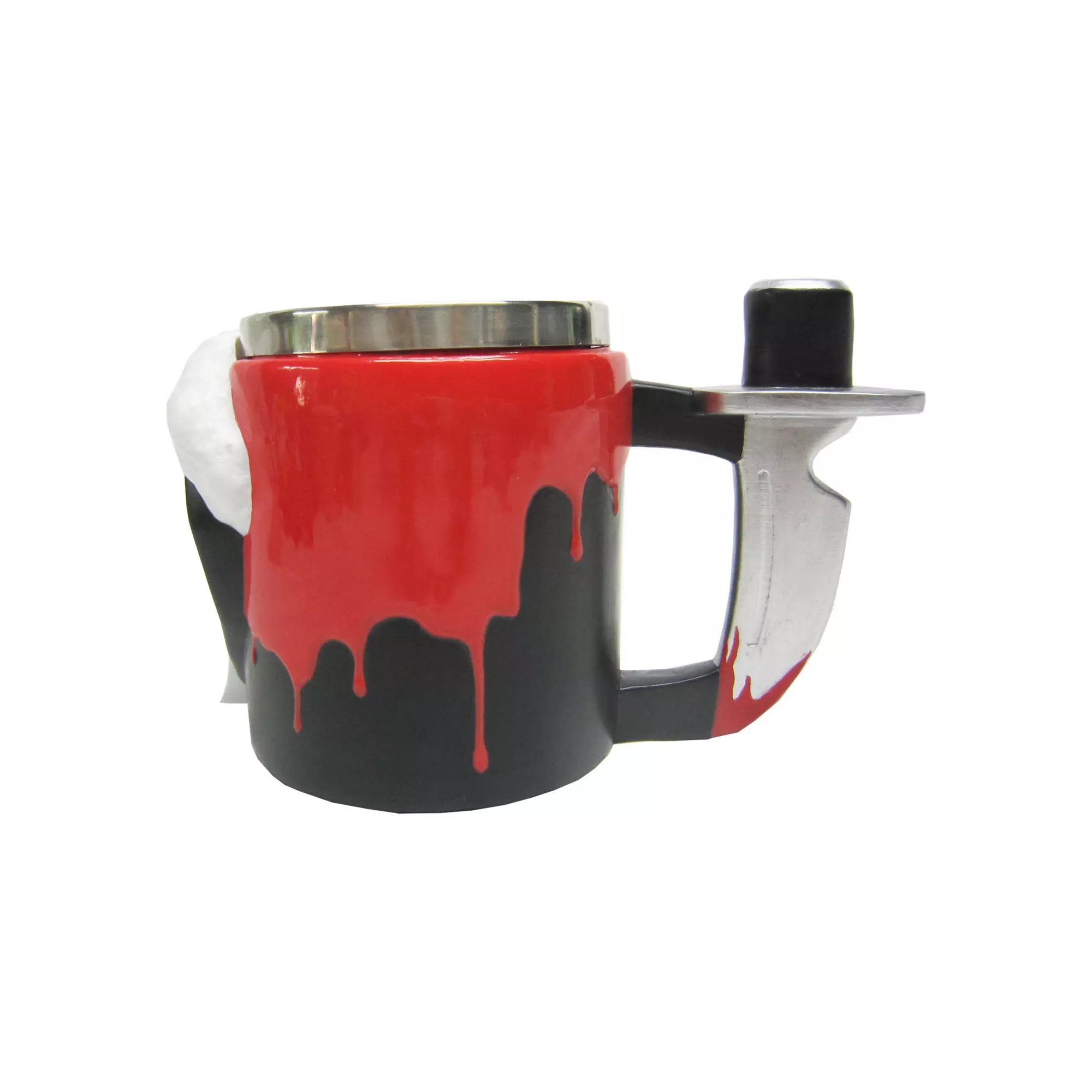 Ghost Face Santa Hat Molded Mug - 14 oz. at Spencer's