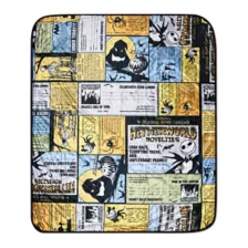 The Nightmare Before Christmas Comic Strip Fleece Blanket at Spencer's