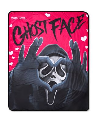 04482675 - Ghost Face With Love Fleece Blanket