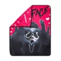 Ghost Face With Love Fleece Blanket at Spencer's