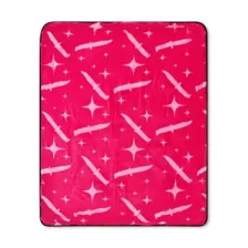 Ghost Face With Love Fleece Blanket at Spencer's