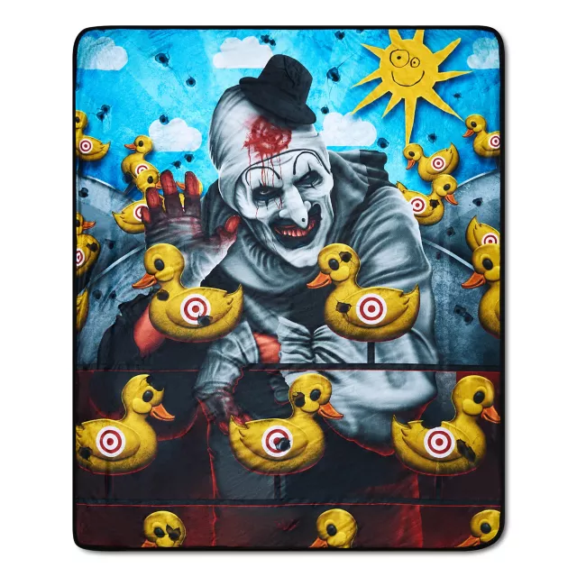 Art the Clown Ducks Fleece Blanket - Terrifier at Spencer's
