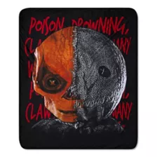 Split Face Sam Fleece Blanket - Trick 'r Treat at Spencer's
