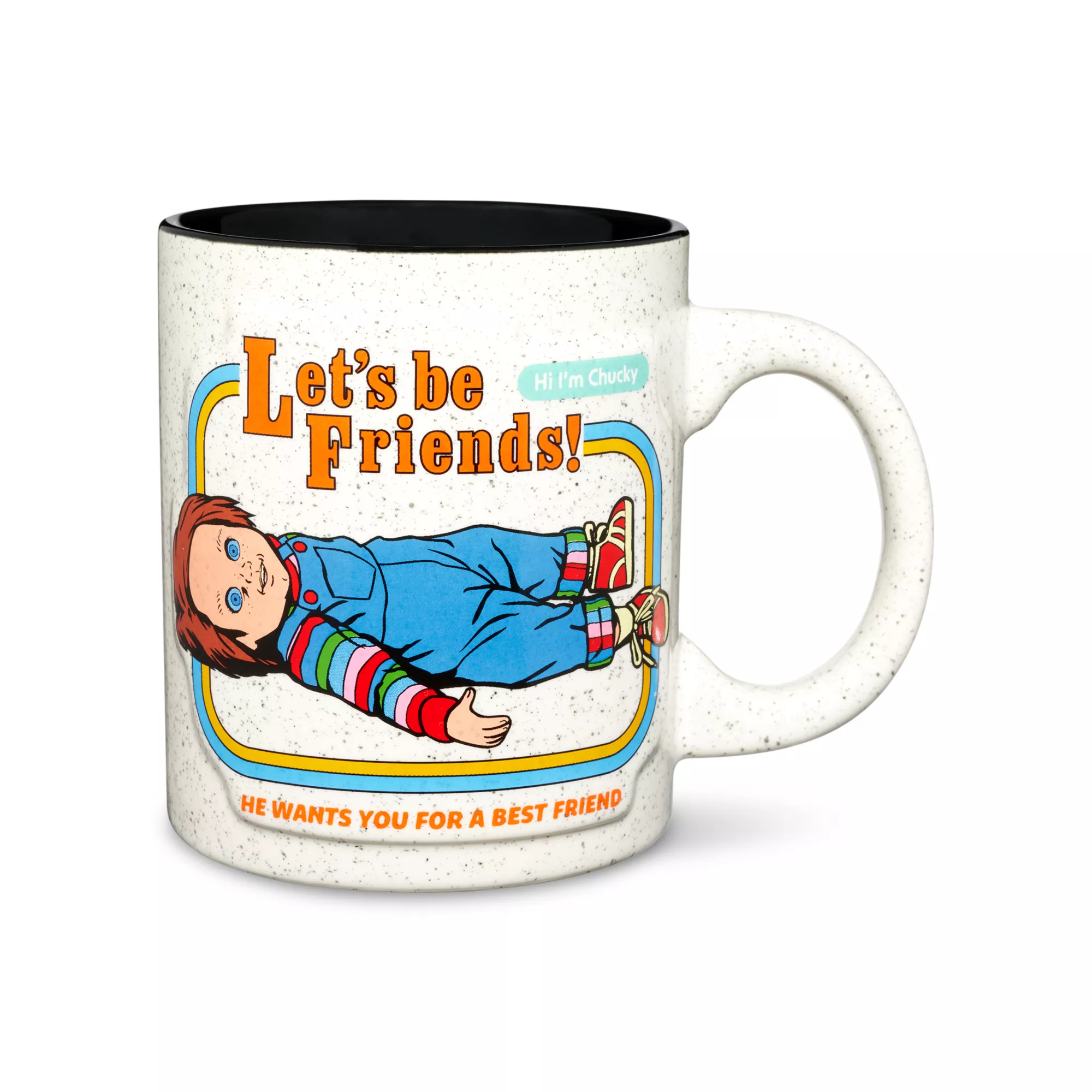 Chucky Let's Be Friends Coffee Mug - 20 oz. at Spencer's